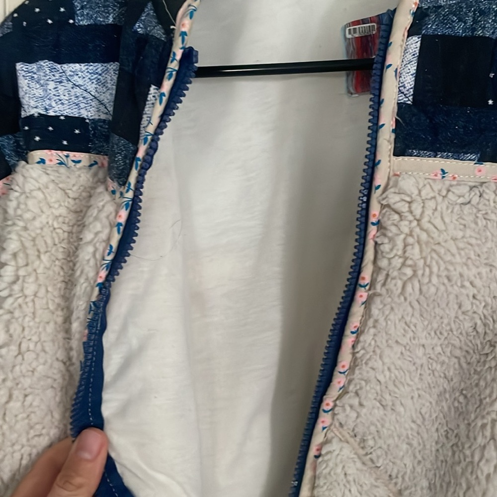 Uo Mika Fleece Patchwork Jacket - image 7